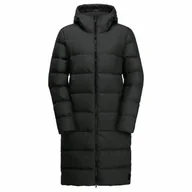 Płaszcze damskie - Damski płaszcz puchowy Jack Wolfskin FROZEN PALACE COAT W Phantom - M - miniaturka - grafika 1