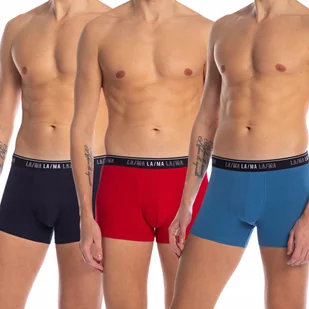 Bokserki Męskie Szorty 3 PARY Bawełniane LAMA - XL - Majtki męskie - miniaturka - grafika 1