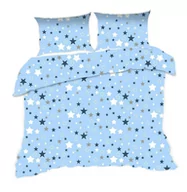 Pościel dla dzieci - Pościel 160x200 gwiazdki niebieska Kids - miniaturka - grafika 1