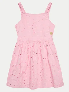 Guess Sukienka elegancka J4GK22 WG5N0 Różowy Regular Fit - Sukienki i spódniczki dla dziewczynek - miniaturka - grafika 1