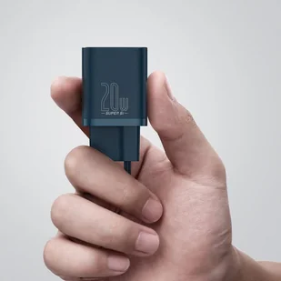 Baseus Super Si 1C szybka ładowarka USB Typ C 20 W Power Delivery niebieski (CCSUP-B03) - Ładowarki do telefonów - miniaturka - grafika 12
