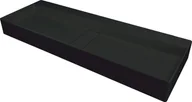 Umywalki - Deante Umywalka granitowa nablatowa Blur czarna nero CQB_NU1S - miniaturka - grafika 1