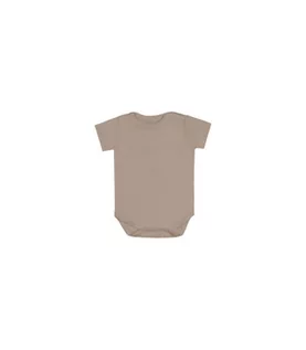 Body dla niemowląt - Body z krótkim rękawem, CAMEL, rozmiar 86, Nanaf Organic - grafika 1