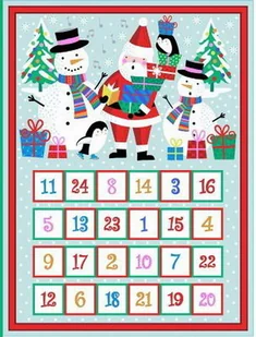 Kalendarz adwentowy-bałwanek - Ozdoby bożonarodzeniowe Kalendarz adwentowy-bałwanek - Ozdoby bożonarodzeniowe - miniaturka - grafika 1