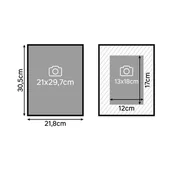 Ramki na zdjęcia - Ramka na zdjęcie Glam 21 x 29.7 cm złota Inspire - miniaturka - grafika 1