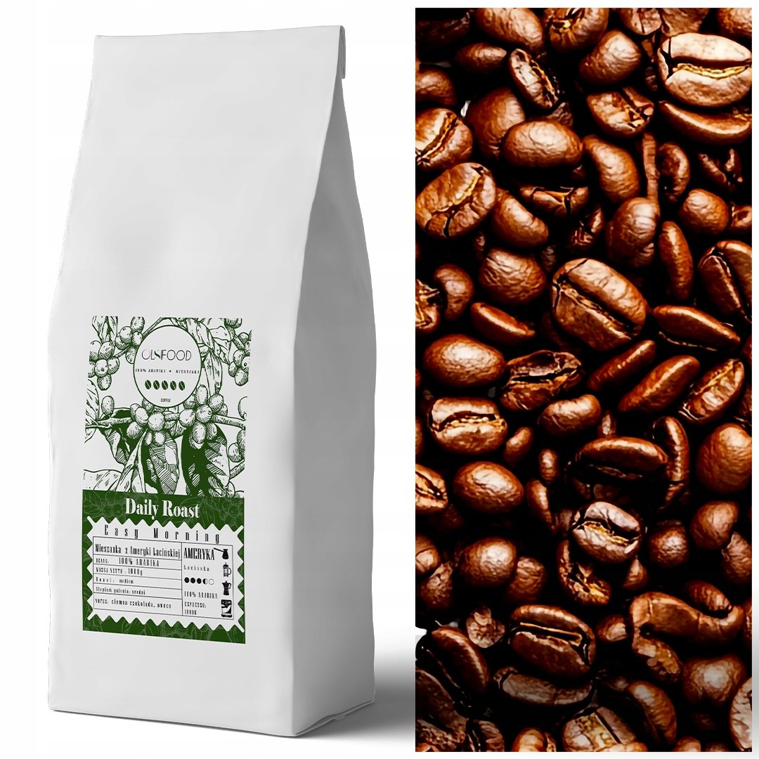 Kawa ziarnista mieszana 100% Arabica 1000g