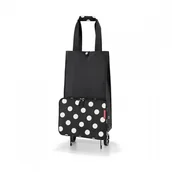 Torby podróżne - Wózek foldabletrolley, dots white kod: RHK7073 - miniaturka - grafika 1