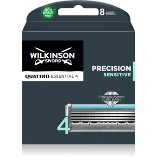 Wilkinson Sword Quattro Titanium Sensitive ostrza, , 8 szt. , , 70050990 - Maszynki do golenia i wkłady - miniaturka - grafika 1
