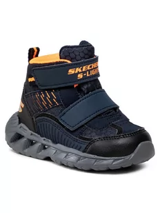 Skechers Trzewiki Frosty Fun 401504N/NVBK Granatowy - Buty dla chłopców - miniaturka - grafika 1