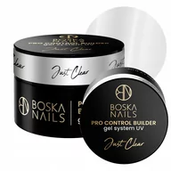 Lakiery do paznokci - Boska Nails, Pro Control Builder Just Clear, Budujący Żel Uv Do Paznokci, 30ml - miniaturka - grafika 1