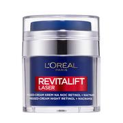 Kremy do twarzy - Loreal L&#039;Oreal Revitalift Laser Retinol &amp; Niacynamid - krem na noc 50ml - miniaturka - grafika 1