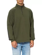 Bluzy męskie - G-STAR RAW Męska bluza Astro Wrap Half Zip Sweats, Zielony (Dk Bronze Green D20401-c541-6059), L - miniaturka - grafika 1
