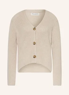 Marc O'polo Kardigan beige - Swetry damskie - miniaturka - grafika 1