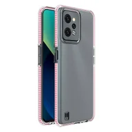 Etui i futerały do telefonów - Spring Case etui Realme C31 silikonowy pokrowiec z ramką jasnoróżowe - miniaturka - grafika 1
