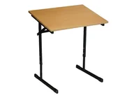 Meble do szkół i przedszkoli - Ławka szkolna Flex z regulacją pochylenia blatu, reg. wys. 2-4, 4-6, 1000 z reg. wys. 2-4, 4-6 - miniaturka - grafika 1