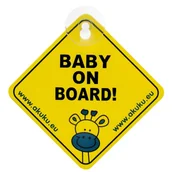 Akcesoria do fotelików - Zawieszka Przyssawka Do Auta Baby On Board Akuku A0645 - miniaturka - grafika 1
