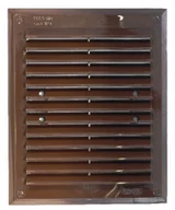 Kratki wentylacyjne - Un Kratka Wentylacyjna Z Siatką 175*215Mm Brązowa KRA 012 BR 5903206012332 - miniaturka - grafika 1