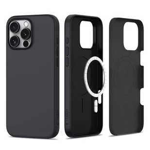 Etui TECH-PROTECT Silicone MagSafe do Apple iPhone 16 Pro Max Czarny Mat - Etui i futerały do telefonów - miniaturka - grafika 1