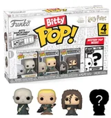 Figurki kolekcjonerskie - harry potter bitty funko pop 4 pack 2.5cm voldemort bellatrix draco malfoy - miniaturka - grafika 1