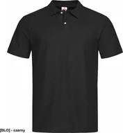 Odzież robocza - Stedman SST3000 - Polo męskie ST3000 - czarny 3XL - miniaturka - grafika 1