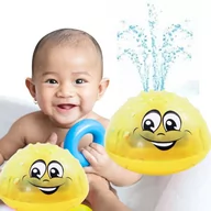 Zabawki do kąpieli - FONTANNA ZABAWKA DO KĄPIELI DLA DZIECI DO WANNY ŚWIECĄCA KULA - miniaturka - grafika 1