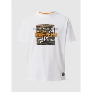 Koszulki męskie - T-shirt z bawełny bio - Timberland - grafika 1