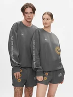 Bluzy męskie - Reebok Bluza Classics Good Vibes Crew Sweatshirt HT6117 Szary - miniaturka - grafika 1