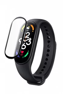 Szkło Ochronne Hybrydowe Braders Black Do Xiaomi Mi Band 7 - Akcesoria do smartwatchy - miniaturka - grafika 1