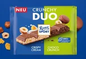 Czekolada - Duża czekolada RITTER SPORT Duo Cream Choco Crunch 218g - miniaturka - grafika 1