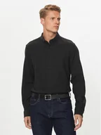 Koszule męskie - Calvin Klein Koszula K10K113311 Czarny Regular Fit - miniaturka - grafika 1