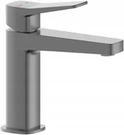 Baterie umywalkowe - 4522-815-61 / KFA / MALAGA / BATERIA UMYWALKOWA STOJĄCA, Z KORKIEM CLICK CLACK, PVD GUN METAL GREY / - miniaturka - grafika 1