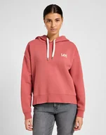 Bluzy damskie - BLUZA DAMSKA Z KAPTUREM LEE 112355152 ESSENTIAL HOODIE CINNAMON L - miniaturka - grafika 1