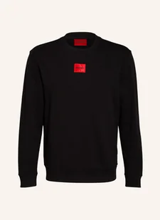 Hugo Bluza Nierozpinana Diragol schwarz - Moda i Uroda OUTLET - miniaturka - grafika 1