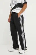 Spodnie męskie - adidas Originals spodnie dresowe Adibreak kolor czarny z aplikacją IW3482 - miniaturka - grafika 1