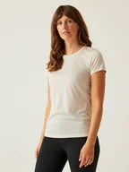 Koszulki sportowe damskie - Regatta Koszulka funkcyjna "Fingal Edition" w kolorze beżowym - miniaturka - grafika 1