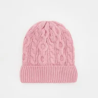 Czapki dla dzieci - Reserved - Czapka z domieszką wełny - Różowy - miniaturka - grafika 1
