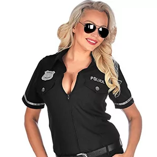 WIDMANN 09051 policjantka bluzka, damska, czarna, S/M - Bluzki damskie - miniaturka - grafika 1
