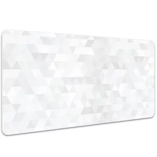 Duża podkładka na biurko Świetlne Trójkąty 100x50cm, Dywanomat - Podkładki na biurko - miniaturka - grafika 1