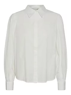 Bluzki damskie - YAS Damska bluzka Yasphilly Ls Shirt S. Noos, Star White, XL - grafika 1