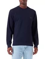 Bluzy męskie - United Colors of Benetton Męska bluza z kapturem, biały 101, S - miniaturka - grafika 1