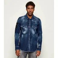 Koszule męskie - Dsquared2 Jeansowa koszula Ducati x Dsquared2 Regular Fit - miniaturka - grafika 1