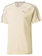 Koszulki sportowe męskie - Puma Koszulka sportowa "Cloudspun" w kolorze żółtym - miniaturka - grafika 1