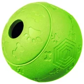 Zabawki dla psów - BARRY KING BARRY KING Piłka na przysmaki z labiryntem zielona L 11 cm - miniaturka - grafika 1
