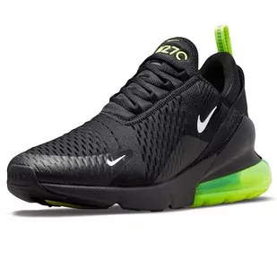 Nike Air Max 270 Sneakersy męskie, czarne/białe Volt-Reflect Silver, 40,5 EU, Black White Volt Reflect Silver, 40.5 EU - Sneakersy męskie - miniaturka - grafika 1