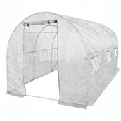 Agrowłókniny - 4iQ Tunel Foliowy Szklarnia 2x3m PREMIUM z Siatką PE - miniaturka - grafika 1