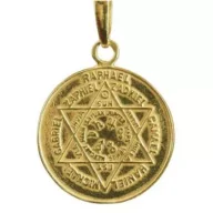 Wisiorki - Sotis Talizman Aniołów Ag925 + Au 24kar, 4,5g - miniaturka - grafika 1