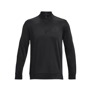 Męska Bluza UNDER ARMOUR UA ARMOUR FLEECE 1/4 ZIP 1373358-001 – Czarny - Bluzy męskie - miniaturka - grafika 1