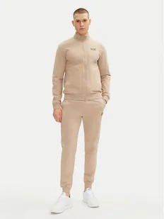 EA7 Emporio Armani Dres 8NPV60 PJVRZ U6155 Beżowy Regular Fit - Dresy męskie - miniaturka - grafika 1