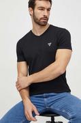 Koszulki męskie - Guess t-shirt 2-pack męski kolor czarny z nadrukiem - miniaturka - grafika 1
