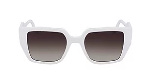 KARL LAGERFELD KL6098S Okulary przeciwsłoneczne, 105 białe, jeden rozmiar unisex, 105 biały, rozmiar uniwersalny - Okulary przeciwsłoneczne - miniaturka - grafika 1